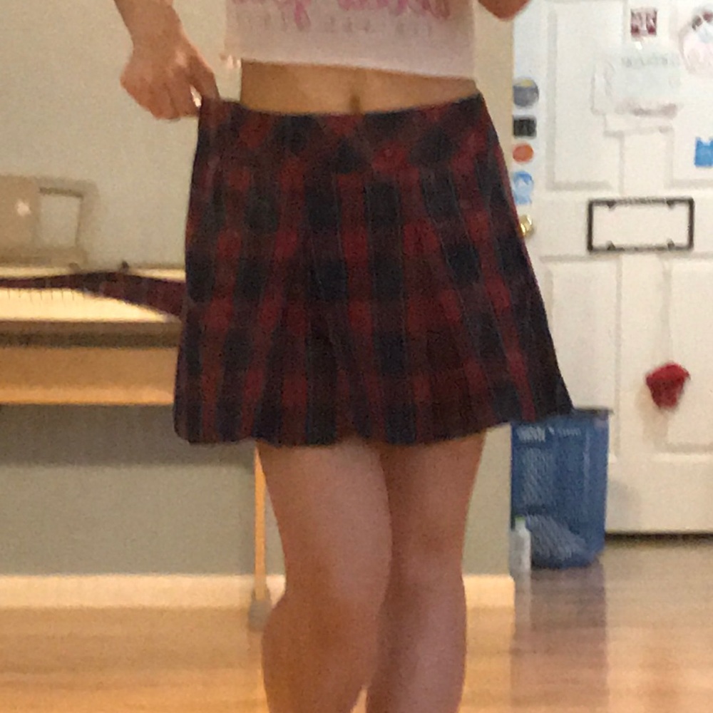 Plaid school girl skirt | m